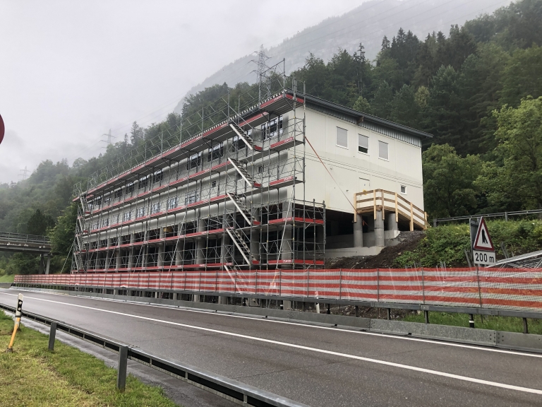 Bürocontainer der ARGE