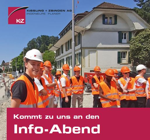 Info-Abend, Zeichnerin / Zeichner EFZ Fachrichtung Ingenieurbau, 2023 in Bern, Berufswahl, Einblick