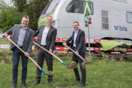 Christian Burren, Gemeinderat Köniz; Daniel Wyder, BLS AG und Philipp Mäder, AÖV