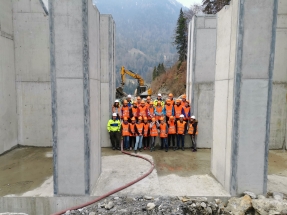 Openday 2019, Gruppenfoto, Baustelle, Betonbau