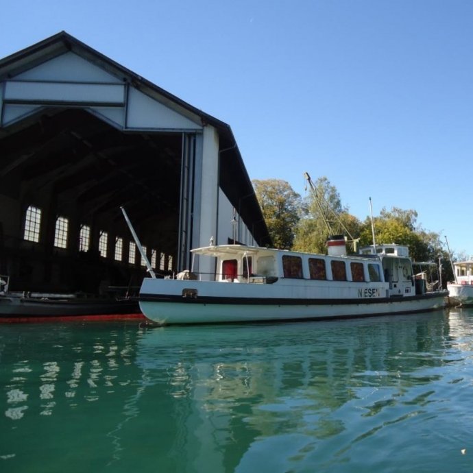 Neubau Werfthalle BLS Schifffahrt Thunersee