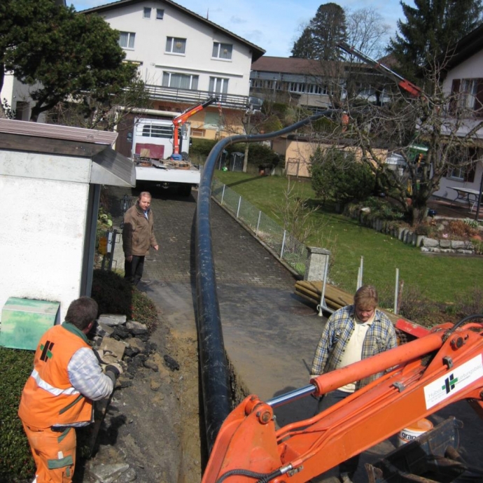 Neubau Abwasser Buchenweg – Grubweg, Spiez