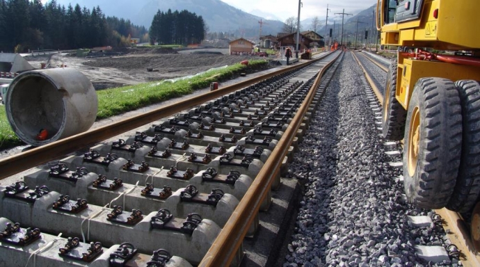 BLS AlpTransit Lötschberg
Anschluss Frutigen, Bahnbau - Bild 3