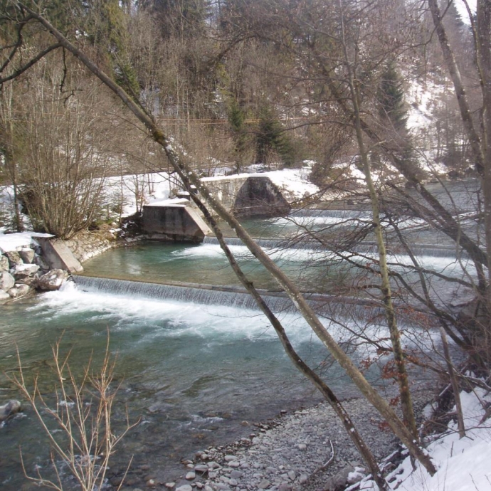 Wasserkraftwerk Stägweid an der Kander, Spiez