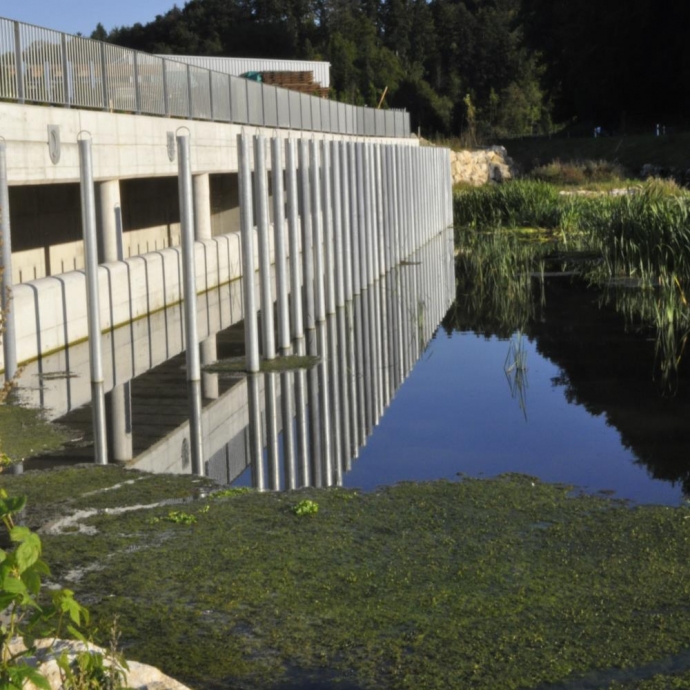 Hochwasserschutz Lyss, Entlastungsstollen