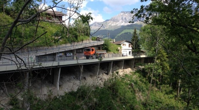 Lehnenbrücke Schmittegraben Adelboden - Bild 3