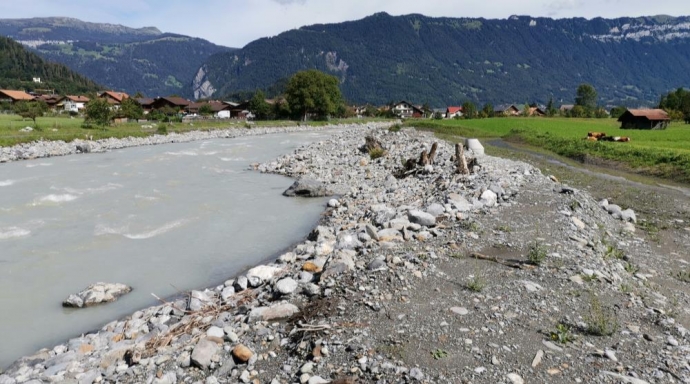 Hochwasserschutz Bödeli, Teilprojekt 1 Dangelstutz - Einmündung Saxetbach - Bild 2