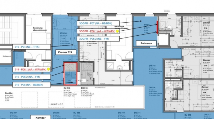 Asbestdiagnose HolidayInn, Thun - Bild 2