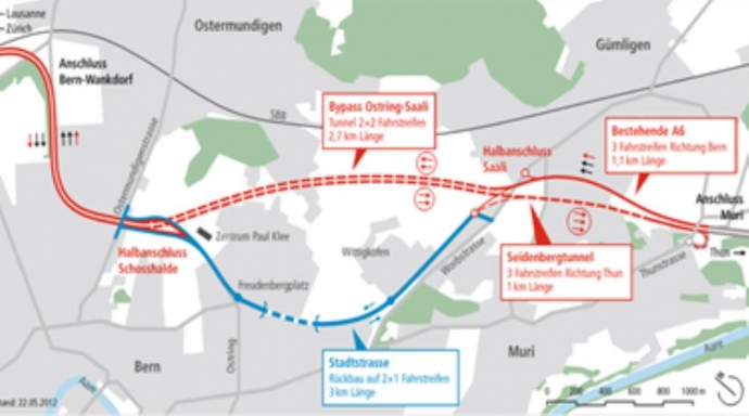 N6 Engpassbeseitigung Bern - Muri
Vertiefungsstudie - Bild 2