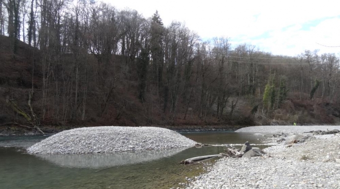 Erfolgskontrolle Geschieberückgabe Aare / Engehalbinsel, Bern - Bild 3