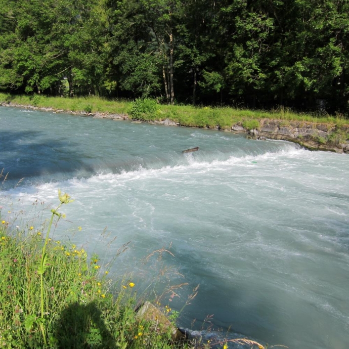 Wasserbauplan Kander, Teilbereich Chalberglungge Kien bis Schwandi Ey